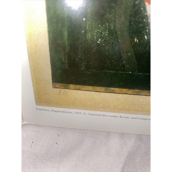 Paul Klee print Poster Book 6 Posters 1993 Vintage Print 31x44cm Art Artist - Picture 7 of 13